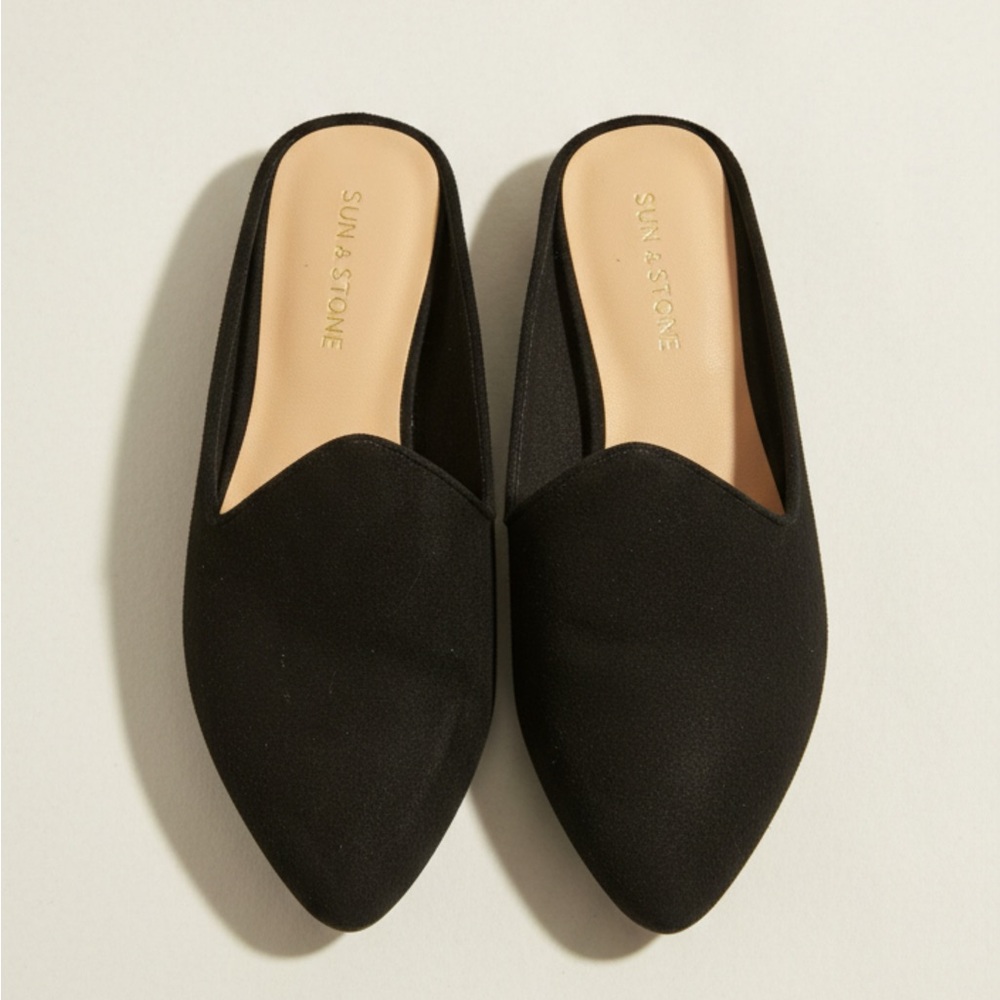 Sun & Stone Brand - Black Dress Flats, Women's size 8